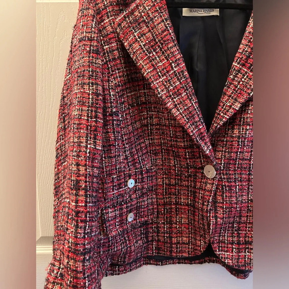marina rinaldi tweed jacket - Picture 4 of 7
